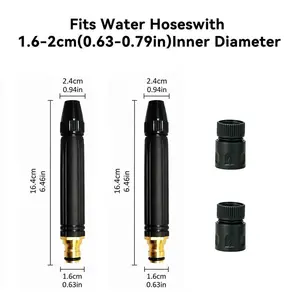 [DealsForYouDays]  Home high-pressure car wash water gun with booster nozzle and hose, portable handheld water sprayer, a must-have for watering plants and vegetables, car washing, garden cleaning, pet bathing and outdoor rinsing.