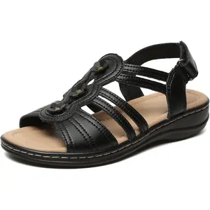 Womens Sandals Flats Comfort Walking Sandals Casual Summer Shoes with Arch Support for Dressy Beach Hiking Vacation Camping Travel Pool Shopping Dating Water sports