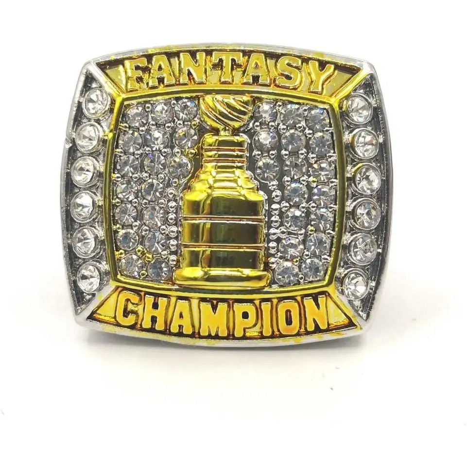 Fantasy Hockey Championship Rings Trophy