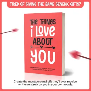 The Things I Love About You: A Guided Keepsake of Memories, Reasons, and Heartfelt Words for the One You Love