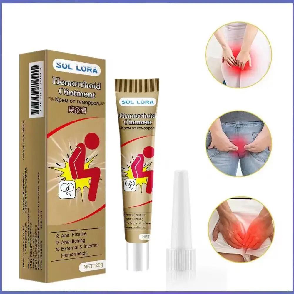 Hemorrhoids Cream, Herbal Hemorrhoid Ointment, Massage Hemorrhoids Ointment, Body Care Cream for Men