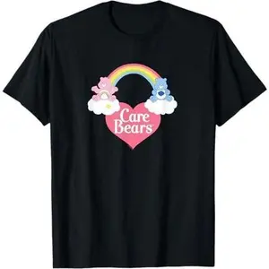 Care Bears Logo with Cheer Bear and Grumpy Bear T-Shirt