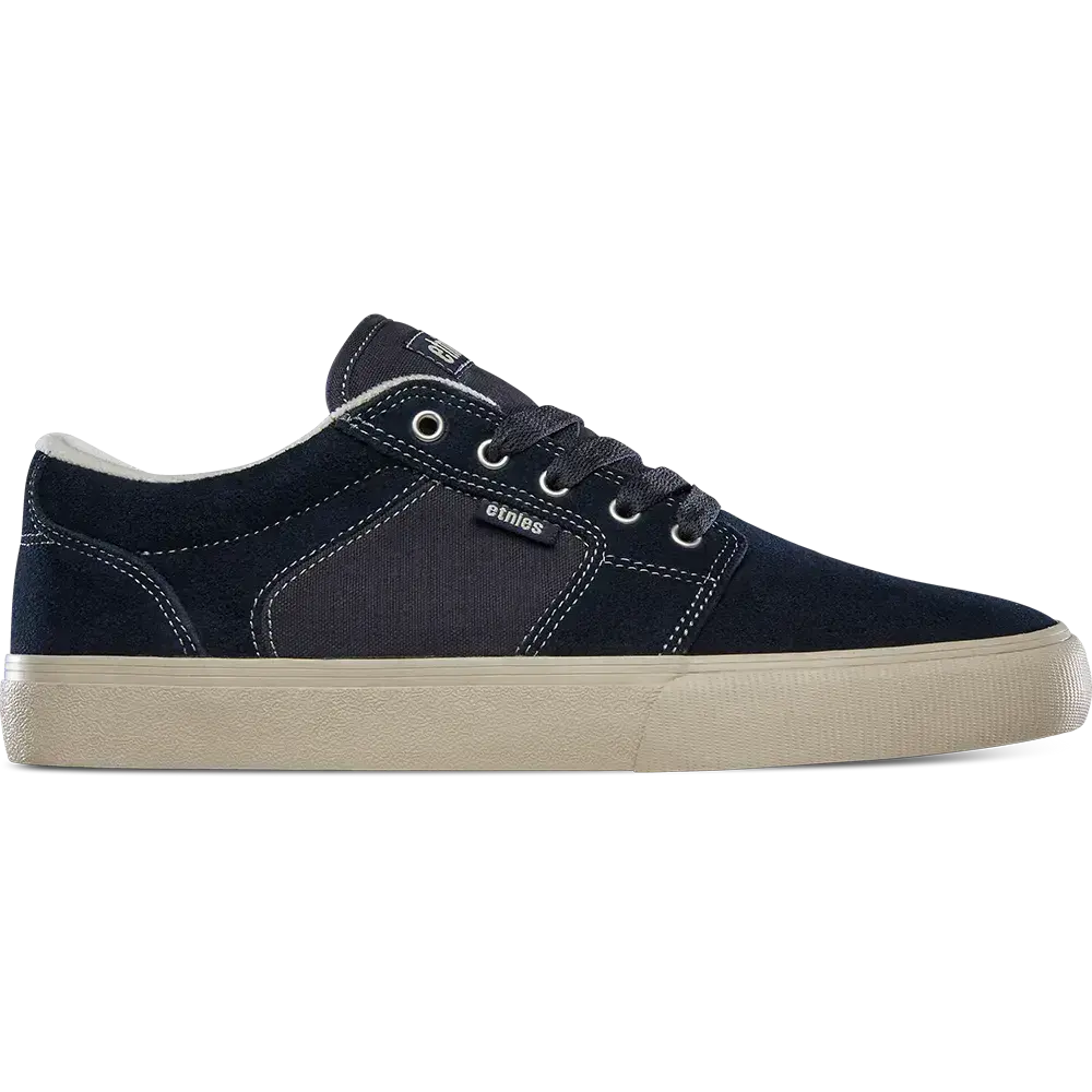 etnies Barge LS Vulcanized Skate Shoes - Slim Low Top Sneaker, Minimalist Round Toe Lace-Up, Classic Skate Style Athletic Footwear, Lightweight Sustainable Comfortable Closed Sports Shoes, Laces, Rubber, Suede, Skating