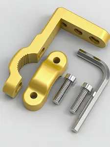 Motorcycle Extension Stand, Aluminum Alloy Lightweight High Hardness, M6/m8/m10 Mounting Holes, Compatible with LED Lights, Navigation Holder