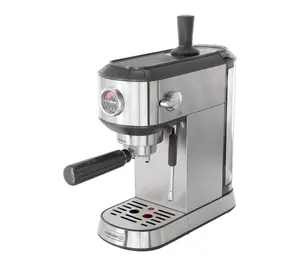 Calphalon Miniatura Espresso Machine and Milk Frother Silver