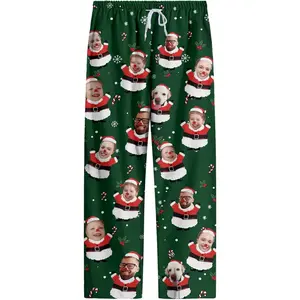 PTTT - PJ pantsCustom Pet Face Pajama Pants for Men & Women - Personalized PJ Bottoms for Christmas Gifts T6