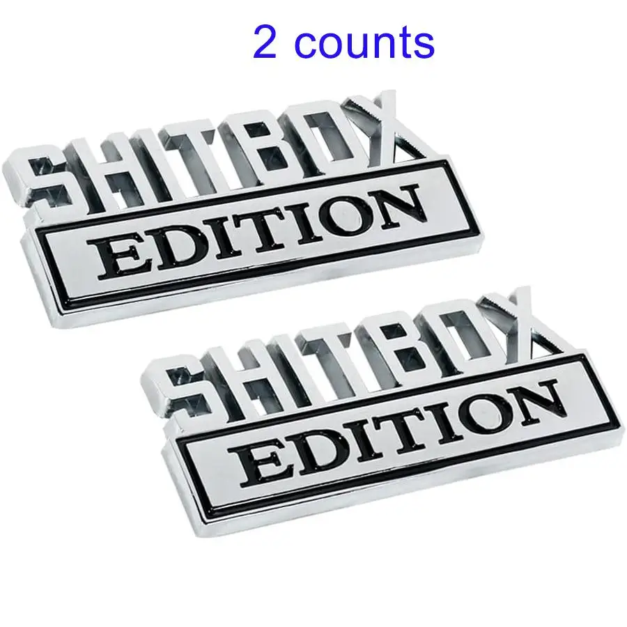 3D Car Badge Decal Sticker, Car Decorative Stickers, Car Exterior Accessories Compatible with Cars Trucks Motorcycles SUVs