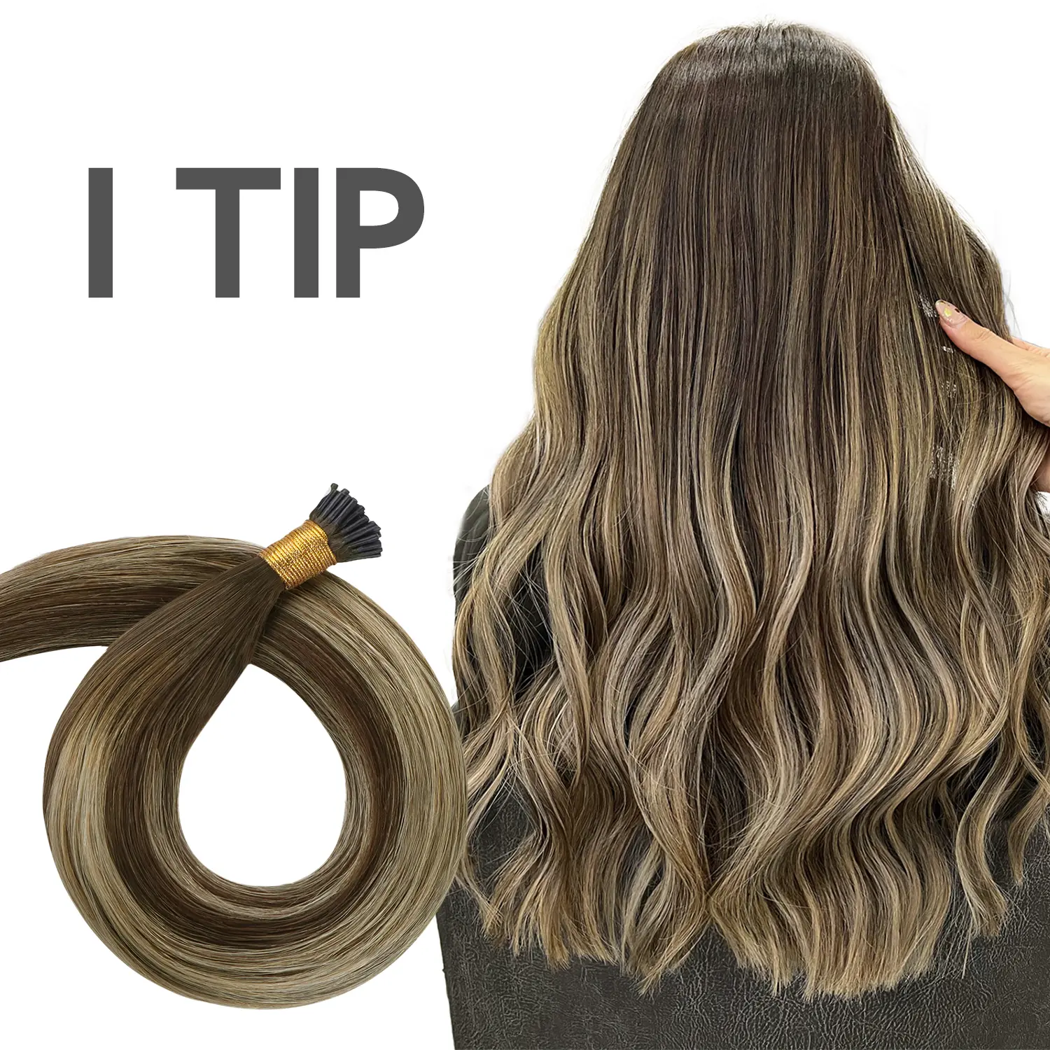 #4/26/4 Balayage Chocolate Brown to Honey Blonde