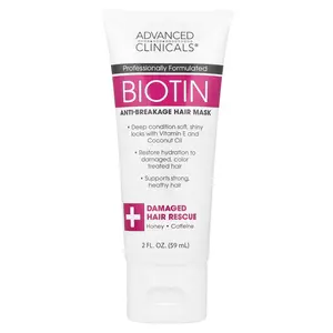 Advanced Clinicals Biotin, Anti-Breakage Hair Mask , 2 fl oz (59 ml)
