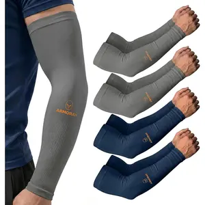 Sleeves for Men and Women - UV Sun Protection Cooling Compression - Tattoo Cover Up Sleeve for Daily Wear & Work