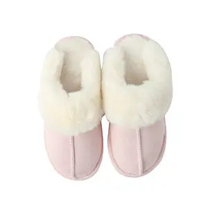Fuzzy Clog House Slippers for Women Winter Warm Plush Slide Shoes Soft Comfortable Non Slip Indoor Outdoor Cozy Home Footwear for Christmas Gifts
