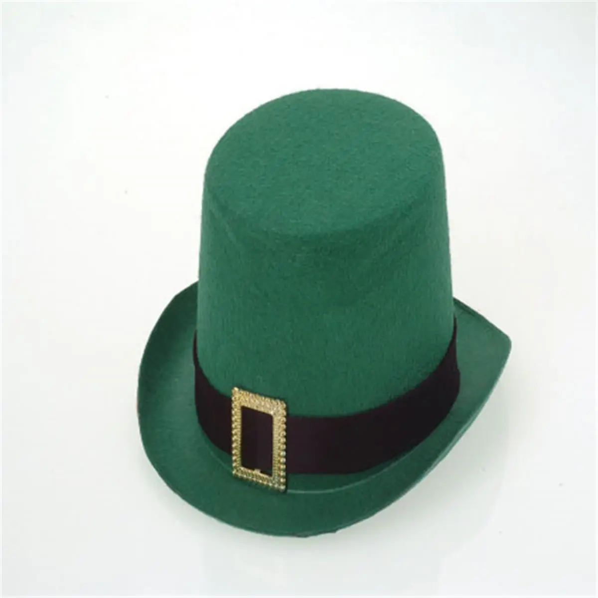 212 MAIN Felt Leprechaun Hat - US Toy Company SP159 Model, 1 Size, Adult Fit, Tall Crown, Buckle Trim, Festive Party Accessory for Home & Party Supplies, One Size