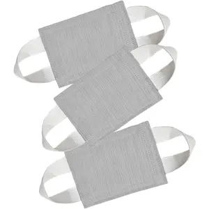 Door Silencer &  Proof Latch Cover - Quiet Close Cushion Pads That  Slamming & Accidental Locking, Noise-Reducing Soft Close for  Safety (3-Pack, Light Gray)