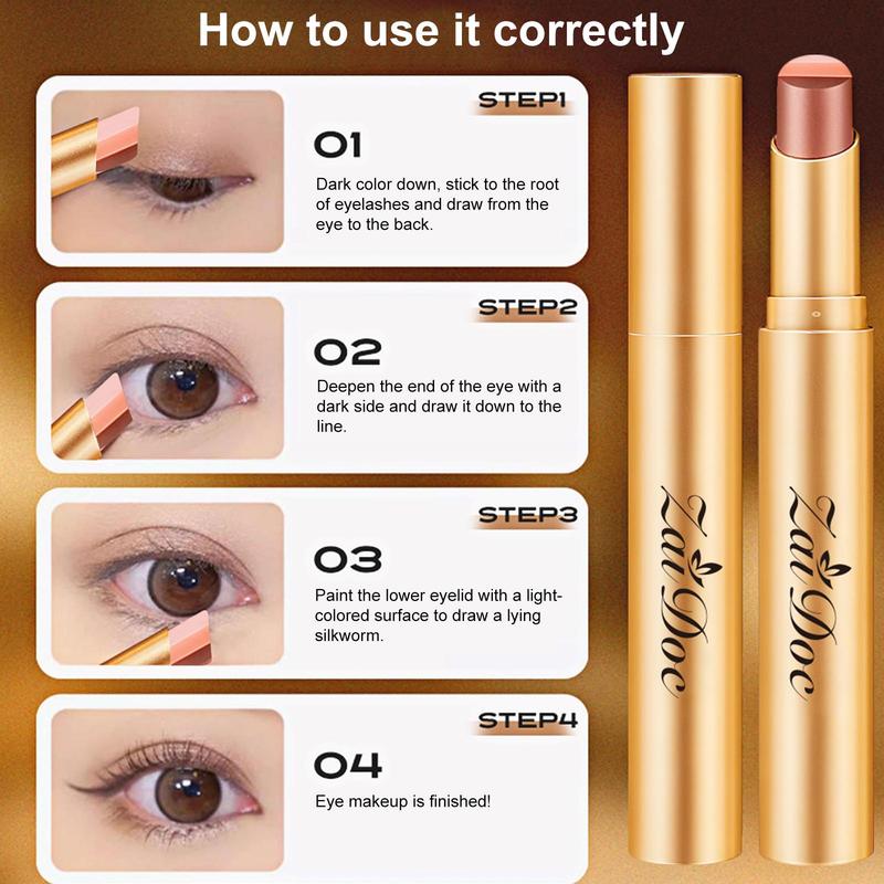 3-in-1 Easy Eyeshadow Stick for Beginners,SmudgeProof in Seconds, One-Stroke Application,Creamy Shimmer Trio Eyeshadow Stick Waterproof Longwear Liquid Eyeliner Color Changing Lip Oil Trio Waterproof Shiny Diamond Eyeshadow 3-in-1 Easy Eyeshadow Stick for Beginners,SmudgeProof in Seconds, One-Stroke Application,Creamy Shimmer Trio Eyeshadow Stick Waterproof Longwear Liquid Eyeliner Color Changing Lip Oil Trio Waterproof Shiny Diamond Eyeshadow