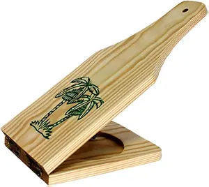 Wooden Tostonera Plantain Press – Extra Large 15" x 4" Heavy-Duty Wood for Tostones, Patacones & Fried Plantains