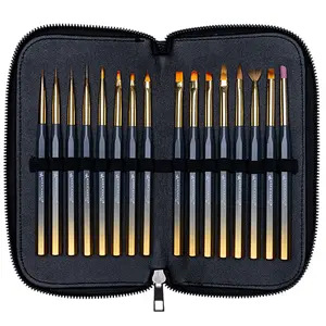 Americanails Pro-Series Nail Art Brush Collection 16ct