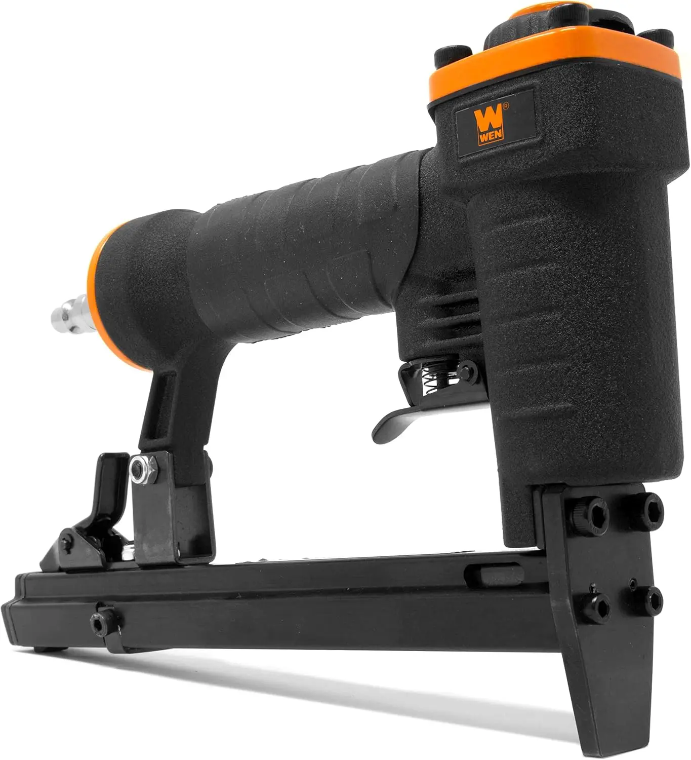 WEN 61706 20-Gauge 3/8-Inch Air-Powered Pneumatic T50 Stapler for Upholstery and Woodworking