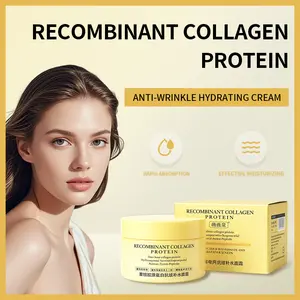 Recombinant Collagen AntiWrinkle Moisturizing Cream, HighConcentration Firming & Hydrating Facial Cream for 3050 Skincare Lovers, Repair Nourish Reduce Fine Lines
