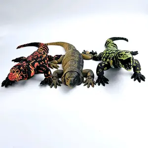 3D Printed Tegu Articulated Figurine - Detailed, Realistic and High Quality Decor Lightweight