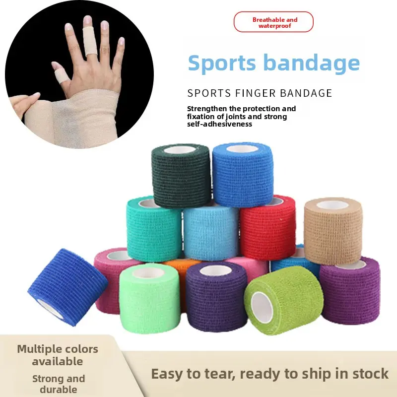 Sports Bandage Roll Wrapping Self-Adhesive Elastic Bandage Student Writing Anti-Wear Finger Bandage