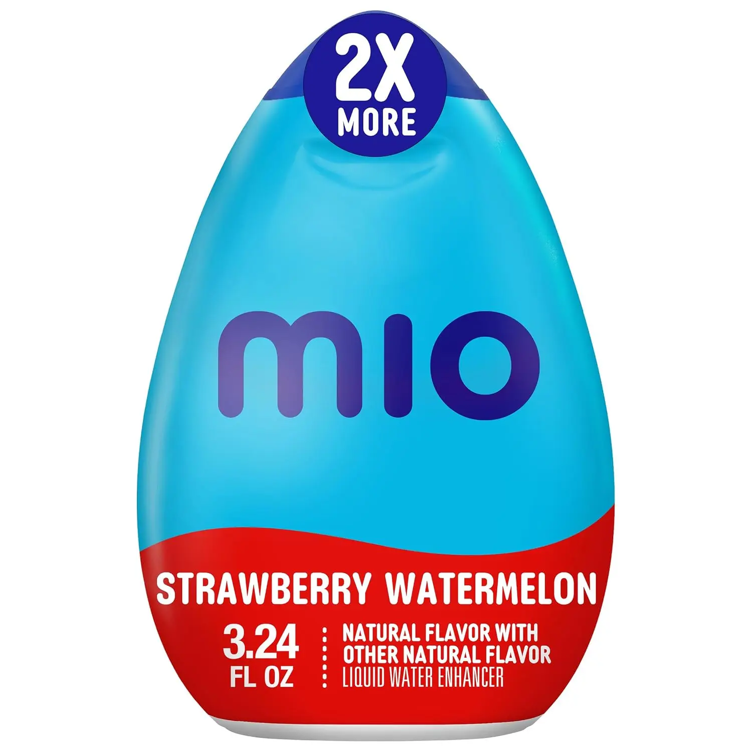 mio Strawberry Watermelon Flavored with other natural flavor Liquid Water Enhancer, 3.24 fl oz Bottle – 3.24 Fl Oz (Pack of 1)