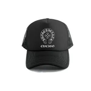 Broken Hearts Trucker Hat - Black Mesh with Graphic Design, Adjustable Fit, Classic Style, Breathable & Comfortable for Warm Weather