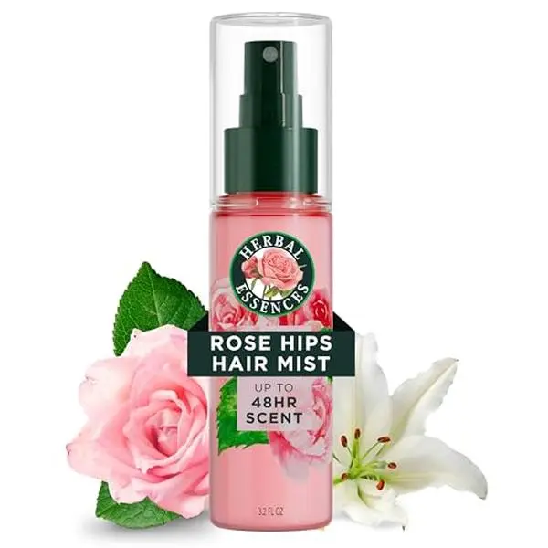 Herbal Essences Hair Perfume for Women, Rose Scent | Hair Mist Fragrance Spray, Frizz Control, 3.2 fl oz, for all Hair Types
