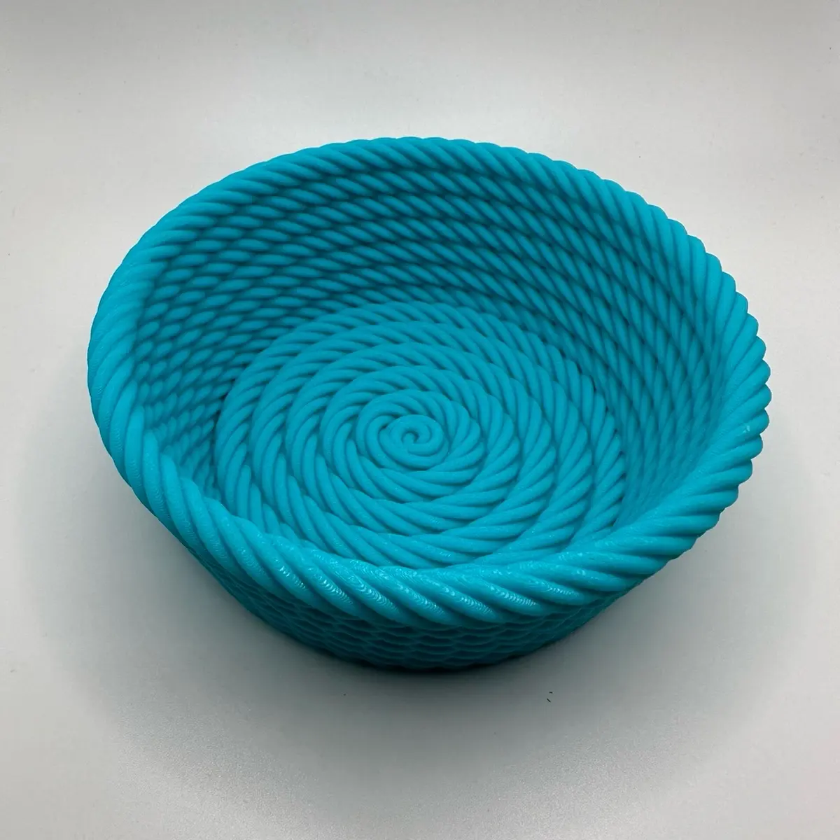 The Rope Bowl Figurine 3D Printed