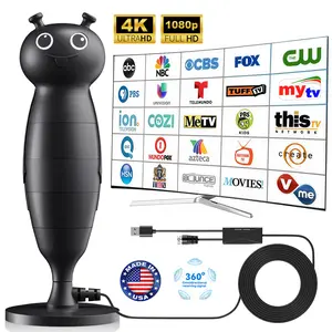 TV Antennas, HD Digital Antenna for Smart TV Indoor, Digital tv Antenna Indoor for Local Channels-Support for Type of HDTV Digital TV's, Easy Installation for Apartments, Long Range Coverage,  No Monthly Bill, Enjoy Local Channels