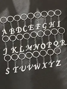 Fashionable Letter Design Keychain, Rhinestone Decor Keychain for Car Keys, Keychain for Bags for Women & Men, Trendy All-match & Exquisite Keychain for Birthday Gift