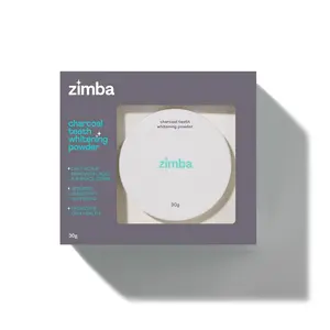Zimba Charcoal Teeth Whitening Powder
