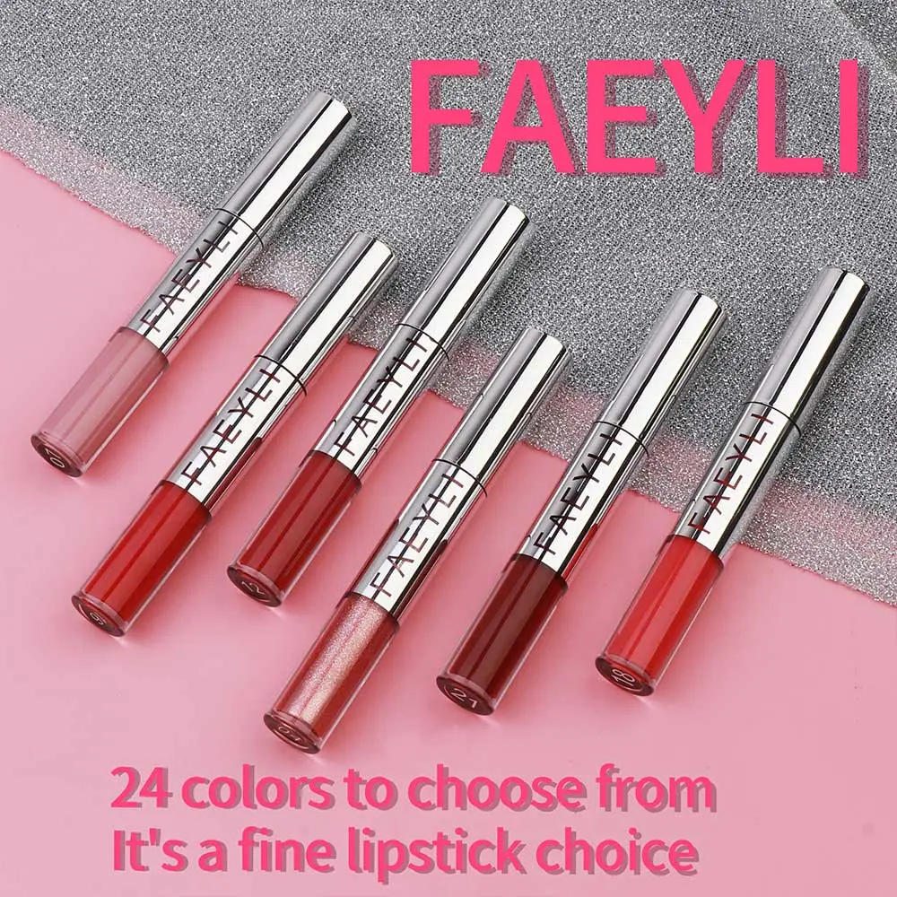 8-Pcs Liquid Velvet Matte Lipstick Set, Long-Lasting, Waterproof, Non-Stick Cup Cosmetic, High Pigmentation, Hypoallergenic Lip Makeup, Gift for Women, Suitable for All Skin Types, Multi-Pack, 24 Months, 3 Stunning Shades, Gifting, Gift-Ready Gloss, Flawl