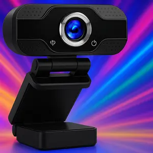 EBC Fam 1080P HD USB Webcam with Microphone Auto Focus Plug & Play Full HD 1920x1080p 30fps for Video Calls Streaming Recording