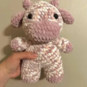 Pink Camo Cow