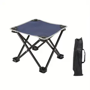 Portable Folding Chair with Metal Frame, Lightweight Outdoor Chair for Camping, Fishing, Picnic, Quick Setup, Durable & Stable, Folding Camping Chairs, Beach Chair Foldable, Camping Furniture