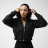 Gymreapers Ultra-Soft Skull Cropped Hoodie Womenswear Comfortable Women Sweaters Fleece Tops Cotton Polyester Long Sleeve