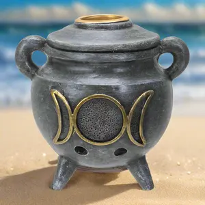 Triple Moon Backflow Incense Burner