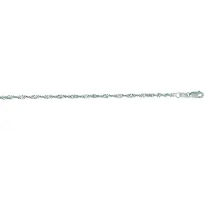 14K Gold 2.1mm 18In Singapore Chain
