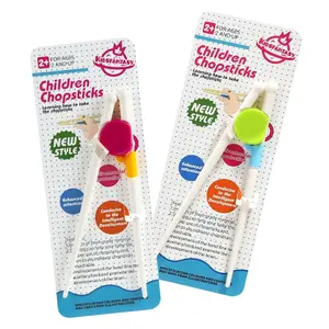 Kids Chopsticks, 2 Pairs Training Chopsticks For Toddler Beginners, Baby, Children Learning and Practice