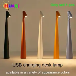 High-End Decorative Table Lamp, Creative Luxury Style USB Rechargeable Ambient Light Portable Nightlight for Bedroom Bedside Living Room Dining Table, LED Standing Lamp