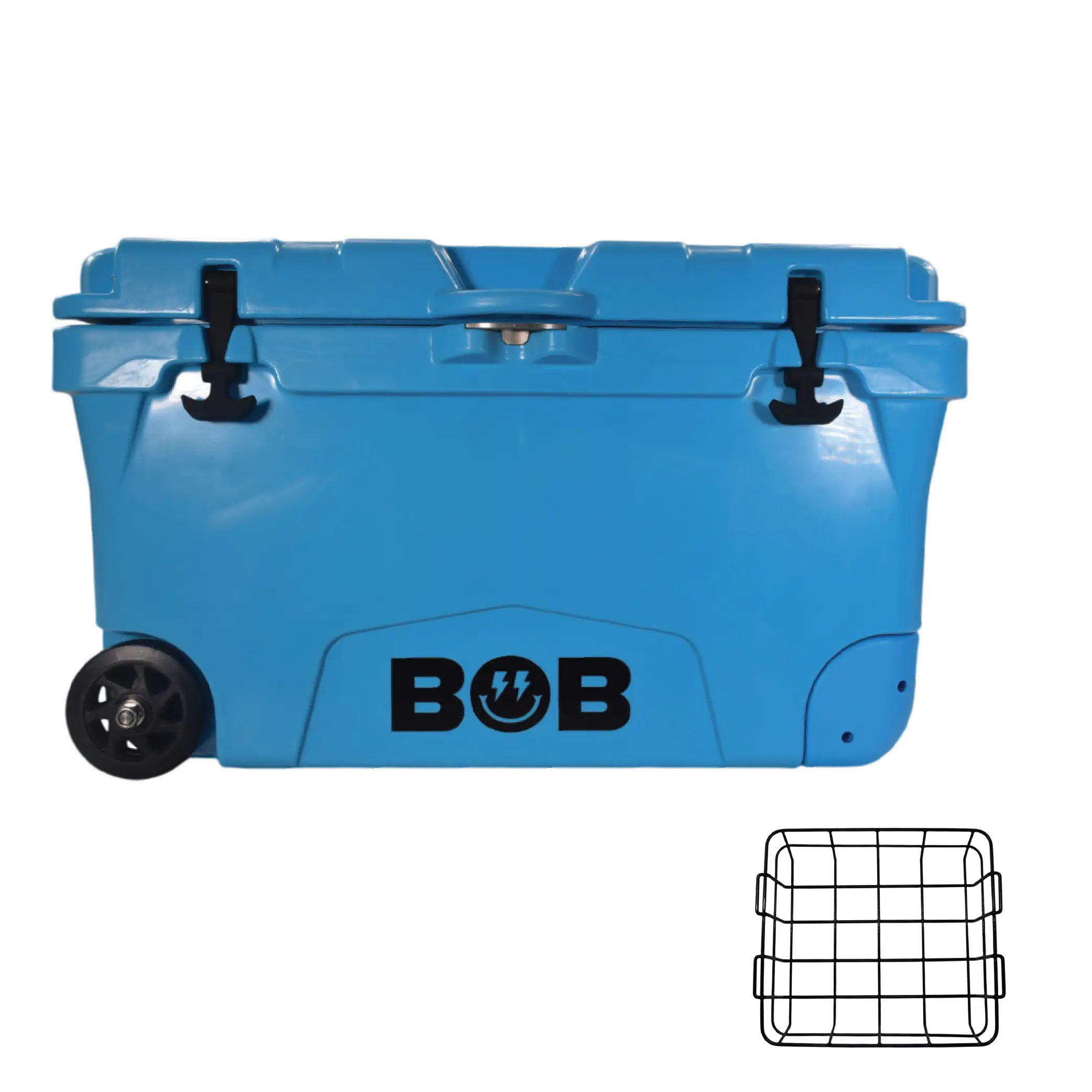 BOB THE COOLER CO 75QT "The BFF" Leak-Proof Hard Cooler with Heavy Duty Handle - Fits 117 12oz Cans for the Beach, Camping, Tailgating, Sports, & More