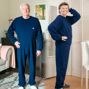 Adaptive Alzheimers and Dementia Clothing - Anti-Strip Jumpsuit