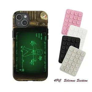 phone case Fallout Pip boy phone case vault tech Tough Cases Suitable for Samsung Galaxy S24 Iphone 17 Promax 4PC Silicone Suction Phone Case Mount