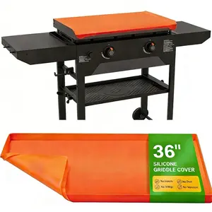 36" Silicone Griddle Mat for Blackstone 36 Inch Grill, Heavy Duty Food Grade Silicone Griddle Cover, Protect Your Grill from Dirt & Rust All Year Round