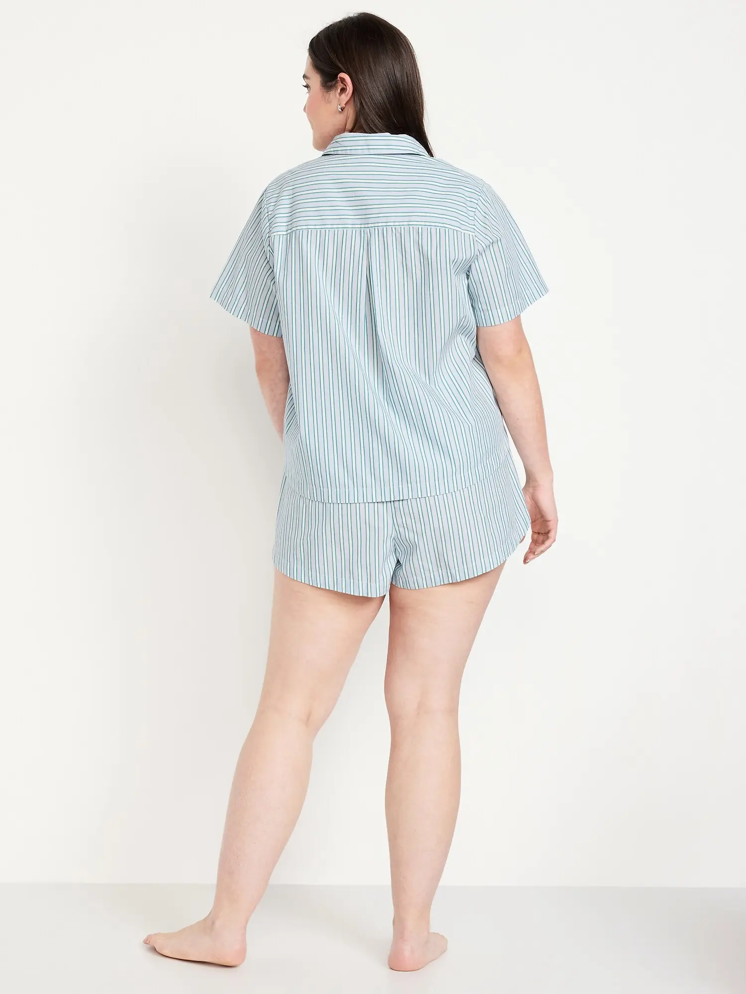 Old Navy Women's Poplin Pajama Short Set
