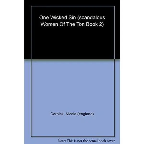 USED-One Wicked Sin by Nicola Cornick (Paperback)