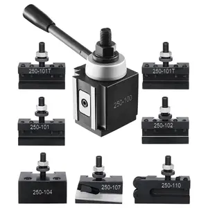 VEVOR Quick Change Tool Post Set 8 Pcs Lathe Tool Holders for 6"-12" Mini Lathe Swing
