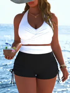 New Arrival Women's swimwear, Tankini with shorts, swim dress swimming costume Plus swimwear summer beach festival vacation travel Sexy Luxury two piece bikini set Best Selling