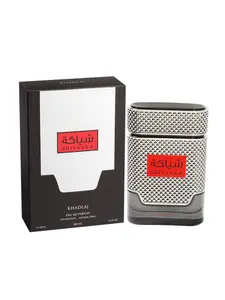 Shiyaaka Silver Eau de Parfum Spray for Men, 3.4 Ounce by Khadlaj Perfumes