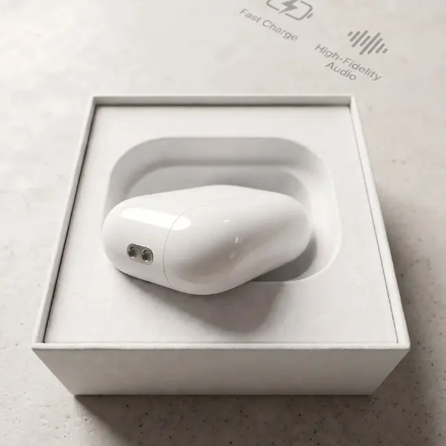 For Original Pods Pro2 C-type Bluetooth 5.4 Earphones 3D Stereo Wireless EarBuds with USB-C Charging Case for Office, Sports, Study and Audio Calls, Portable Wireless Audio Headset